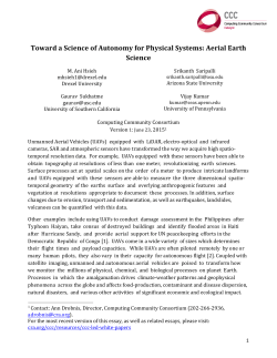 Aerial Earth Science - Computing Research Association
