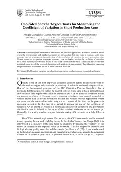 One-Sided Shewhart-type Charts for Monitoring the Coefficient of