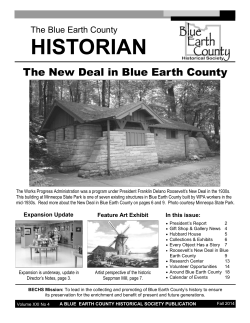 historian - Blue Earth County Historical Society