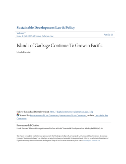 Islands of Garbage Continue To Grow in Pacific