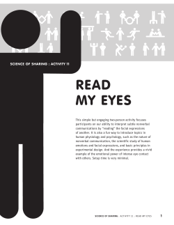 READ MY EYES - Exploratorium