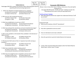 Economic ($$) Reforms