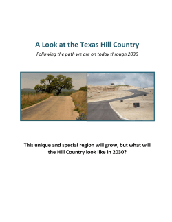 A Look at the Texas Hill Country