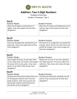 Gr 3 POD Set 1