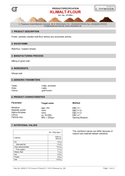 KLIMALT-FLOUR - C. Thywissen GmbH