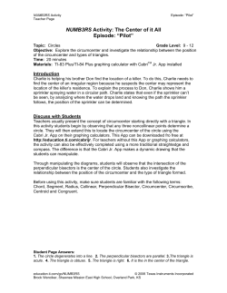 Teacher-Student PDF - TI Education