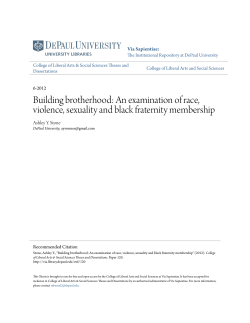 Building brotherhood: An examination of race