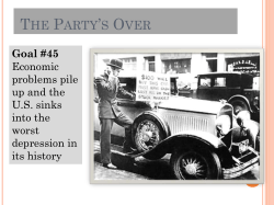 Herbert Hoover won the Presidency in 1928