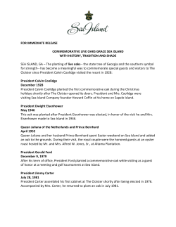 The Commemorative Live Oaks at Sea Island Resorts