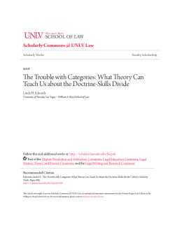 The Trouble with Categories: What Theory Can Teach Us about the