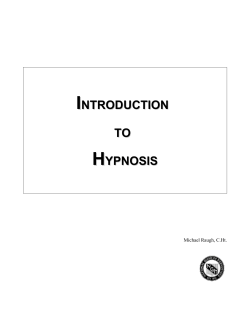 introduction to hypnosis - Second Trances Hypnosis