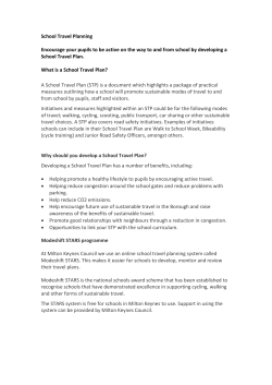 School Travel Plan - Milton Keynes Council