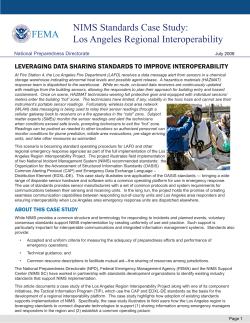 Los Angeles Regional Interoperability
