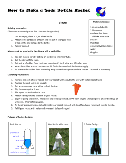 How to Make a Soda Bottle Rocket