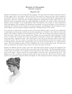 Hypatia of Alexandria