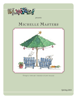 MICHELLE MASTERS ~ unique topiary themed stamp images