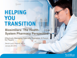 Biosimilars