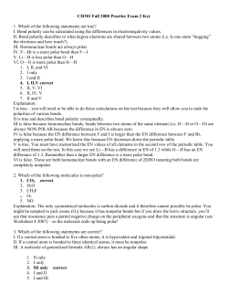 Practice Exam 2 Answer Key for 2008