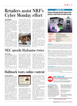 Retailers assist NRF`s Cyber Monday effort