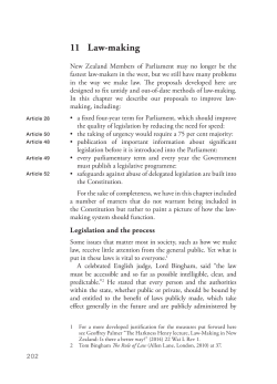 11 Law-making - Constitution Aotearoa