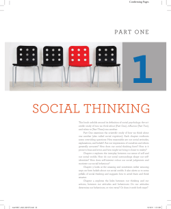 social thinking - McGraw Hill Higher Education