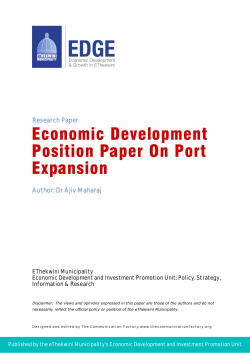 Port Expansion Research Paper