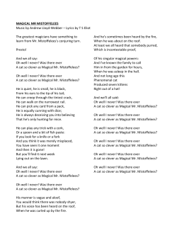 Magical Mr Mistoffelees