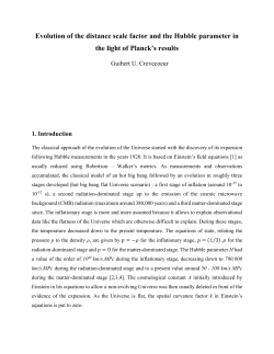 Evolution of the distance scale factor and the Hubble