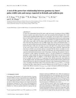 A test of the power-law relationship between gamma