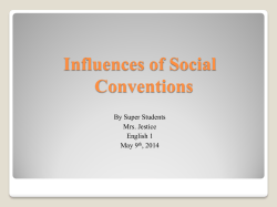 Influences of Social Conventions - Lewis