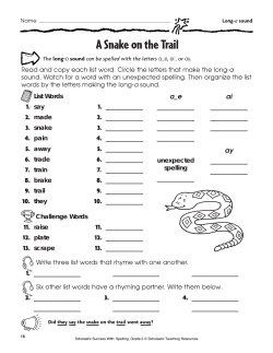 A Snake on the Trail