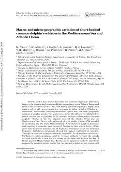 Macro- and micro-geographic variation of short