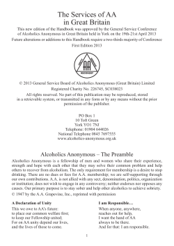 The Services of AA in Great Britain