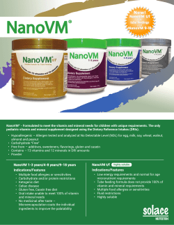 NanoVM - Solace Nutrition