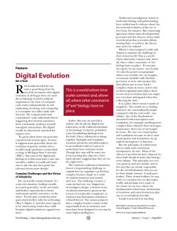 Digital Evolution