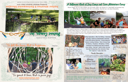 Nature Camps Brochure