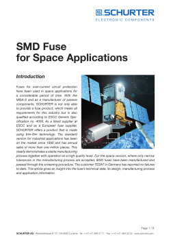 SMD Fuse for Space Applications