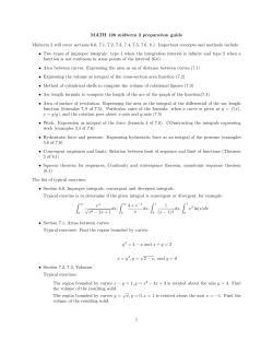 MATH 126 midterm 2 preparation guide Midterm 2 will cover