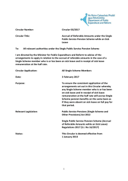 1 Circular Number: Circular 03/2017 Circular Title: Accrual of