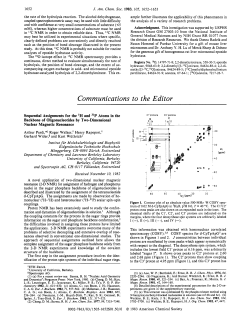 Sequential assignments for the hydrogen and phosphorus