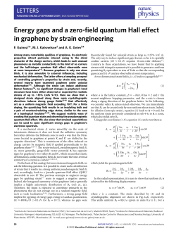 Energy gaps and a zero-field quantum Hall effect in graphene by