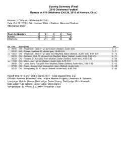 Scoring Summary (Final)