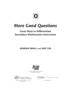 More Good Questions