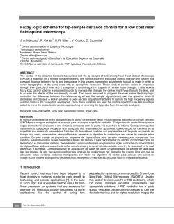 Fuzzy logic scheme for tip-sample distance control