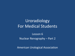 Nuclear Radiology 2 - American Urological Association