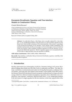 Kuramoto-Sivashinsky Equation and Free