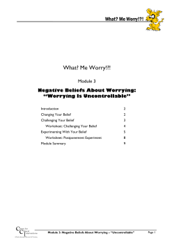 Challenging Uncontrollability Beliefs