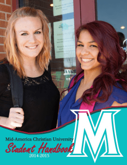 Student Handbook - Mid-America Christian University