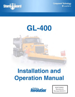 GL400 Product Manual - Certified Power Inc