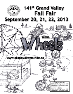 145th Grand Valley Fall Fair
